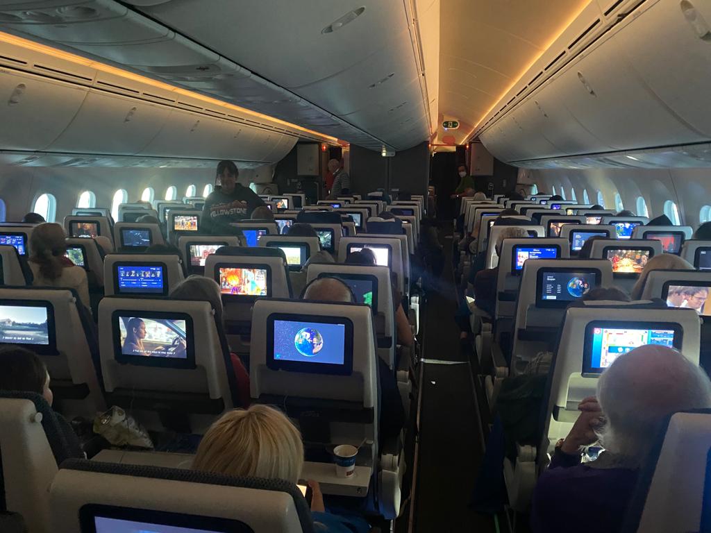 Photo de l'intérieur de l'avion