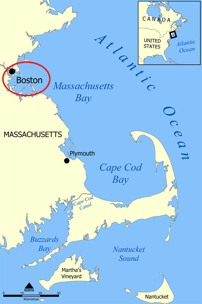 Map Boston